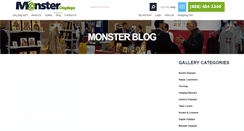 Desktop Screenshot of blog.monsterdisplays.com