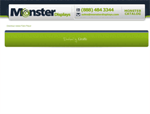 Tablet Screenshot of catalog.monsterdisplays.com